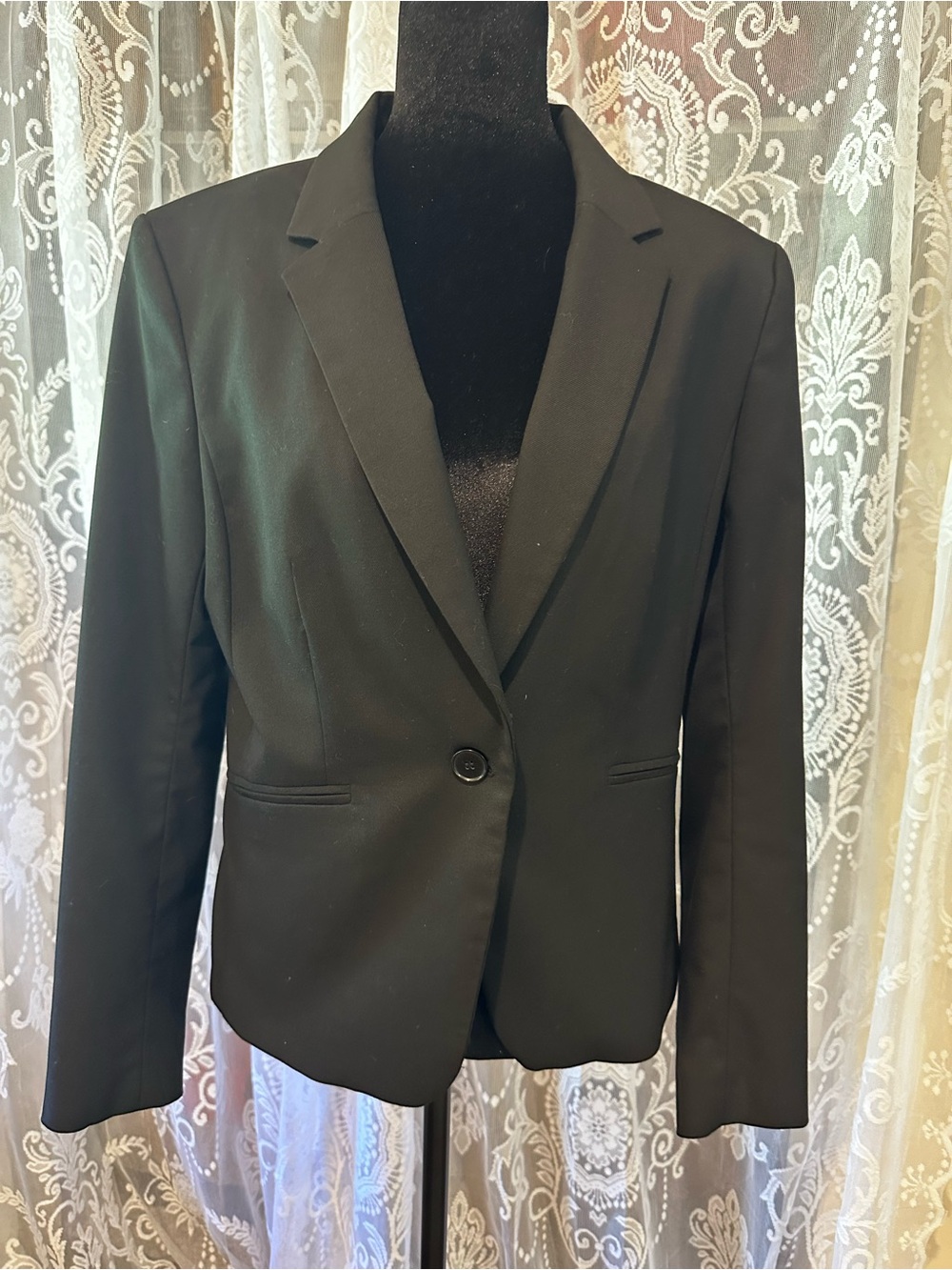 Classic Women's Black Blazer Jacket